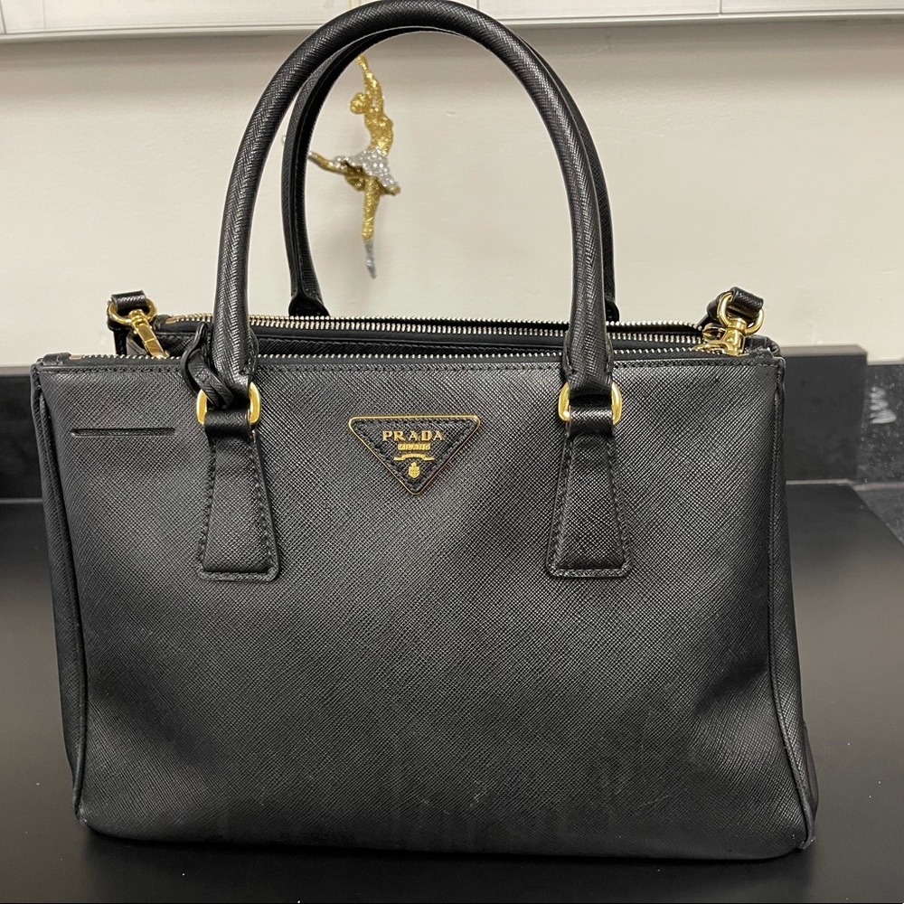 PRADA-Saffiano Galleria Medium (DUSTBAG+BOX)